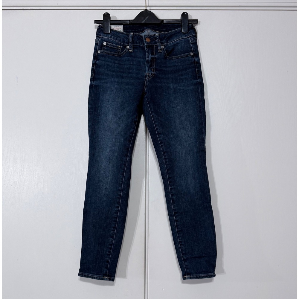 Gap Sz 4P 27P Curvy True Skinny Midrise Jeans Denim